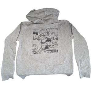 KAWS Gray Graphic Hoodie Sweater